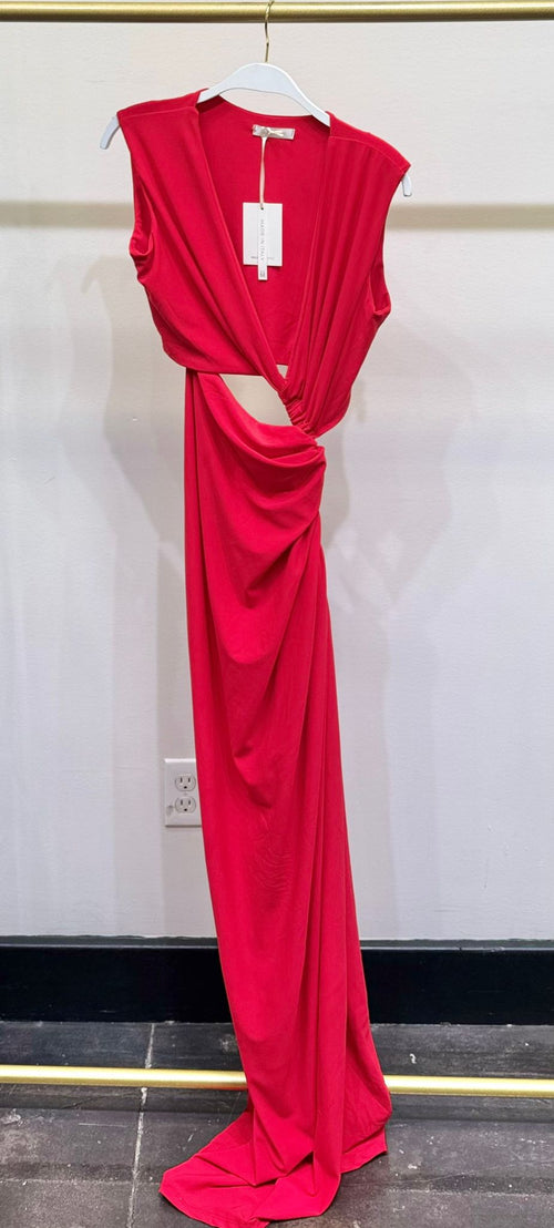 CUT OUT MAXI DREES